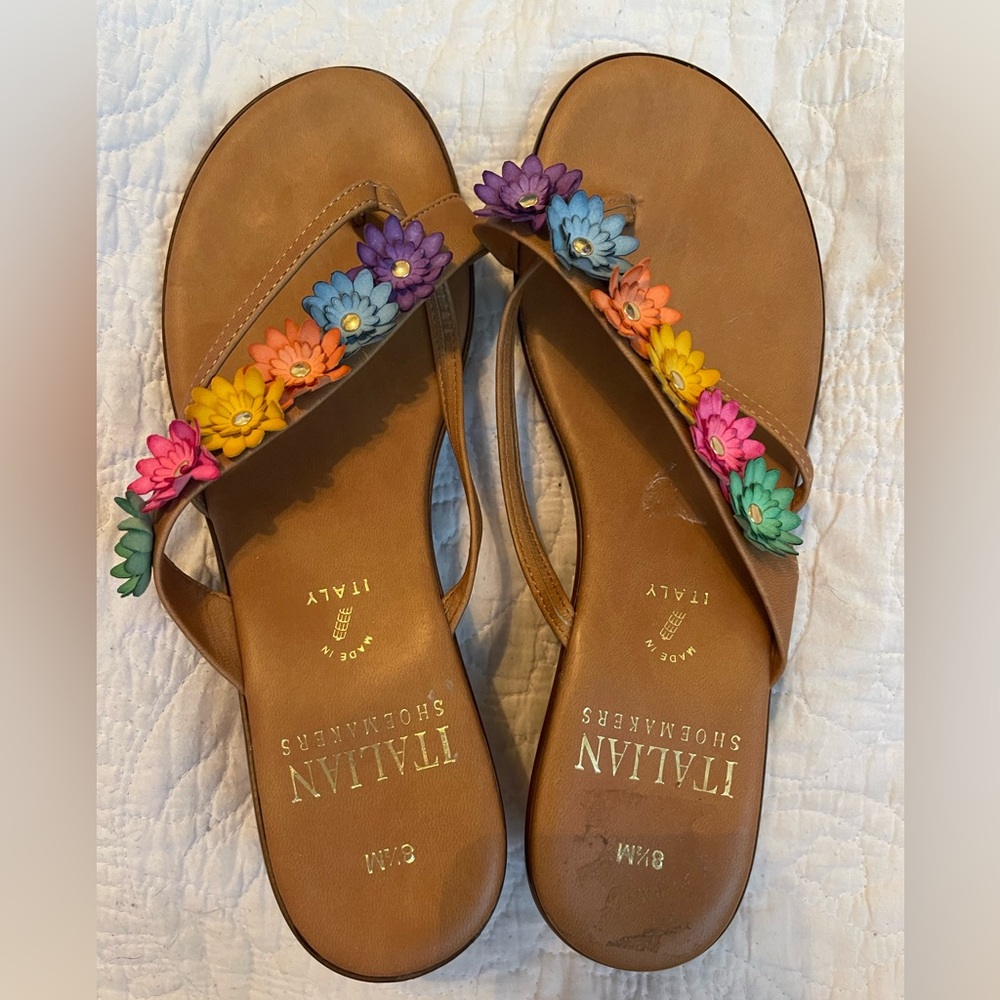 Italian Shoemakers open toe sandals
